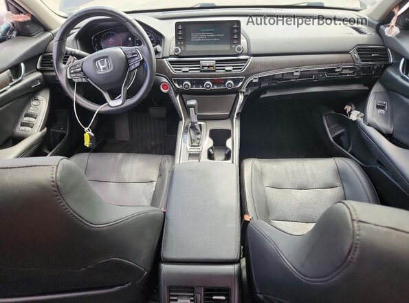 1HGCV1F51KA065591 2019 HONDA ACCORD Charcoal Widok deski rozdzielczej