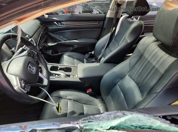 1HGCV1F51KA065591 2019 HONDA ACCORD Charcoal Widok wnętrza z przodu