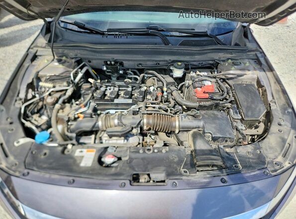 1HGCV1F51KA065591 2019 HONDA ACCORD Charcoal Widok wnętrza z tyłu