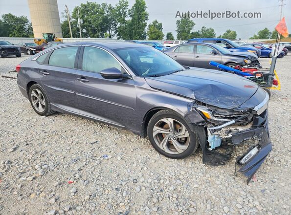 1HGCV1F51LA063387 2020 HONDA ACCORD Gray Przód prawy