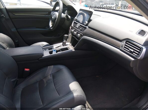 1HGCV1F52JA180585 2018 HONDA ACCORD Gray Vista interior delantera