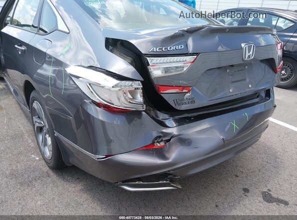 1HGCV1F52JA180585 2018 HONDA ACCORD Gray Vista frontal