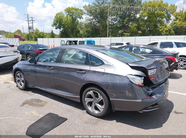 1HGCV1F52JA180585 2018 HONDA ACCORD Gray Vista interior de 360 grados