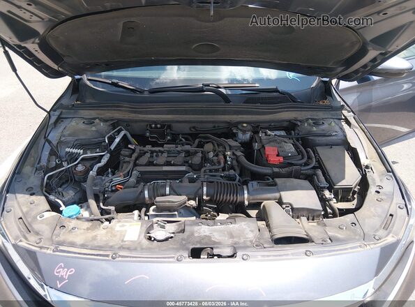 1HGCV1F52JA180585 2018 HONDA ACCORD Gray Vista trasera