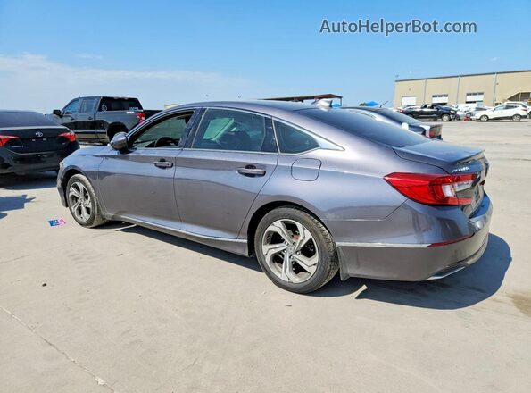 1HGCV1F52JA231888 2018 HONDA ACCORD Серый Задняя левая четверть