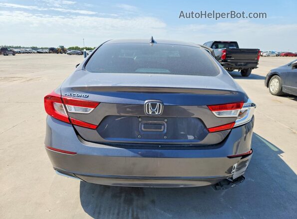 1HGCV1F52JA231888 2018 HONDA ACCORD Серый Вид сзади