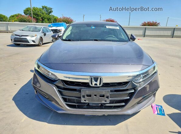 1HGCV1F52JA231888 2018 HONDA ACCORD Серый Вид спереди