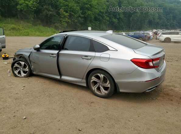 1HGCV1F52JA236315 2018 HONDA ACCORD Silver Rear left