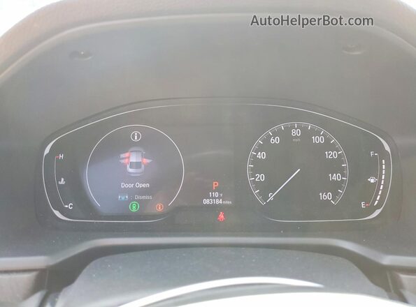 1HGCV1F52KA075773 2019 HONDA ACCORD Gray Սարքավորումների վահանակի տեսք