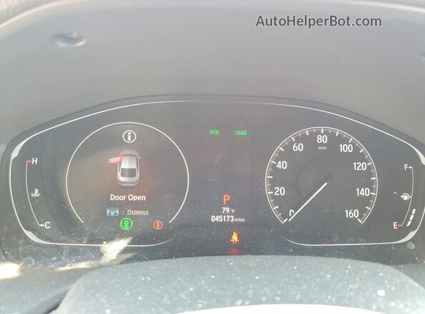 1HGCV1F52KA109615 2019 HONDA ACCORD Red Սարքավորումների վահանակի տեսք