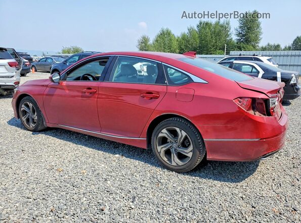1HGCV1F52KA109615 2019 HONDA ACCORD Red Հետևի ձախ