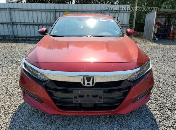 1HGCV1F52KA109615 2019 HONDA ACCORD Red Դիմացի տեսք