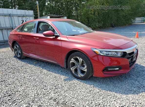 1HGCV1F52KA109615 2019 HONDA ACCORD Red Առջևի աջ