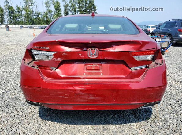 1HGCV1F52KA109615 2019 HONDA ACCORD Red Հետևի տեսք
