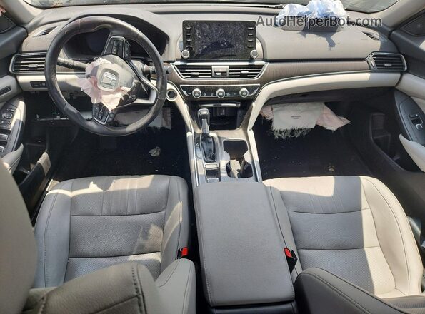 1HGCV1F52LA042824 2020 HONDA ACCORD Gray Առջևի վահանակի տեսք