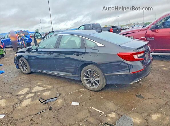 1HGCV1F52NA000589 2022 HONDA ACCORD Black Trasero izquierdo