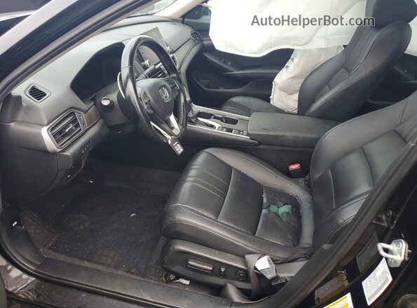 1HGCV1F52NA000589 2022 HONDA ACCORD Black Vista interior delantera
