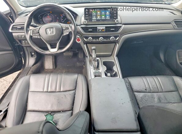 1HGCV1F52NA000589 2022 HONDA ACCORD Black Vista del salpicadero