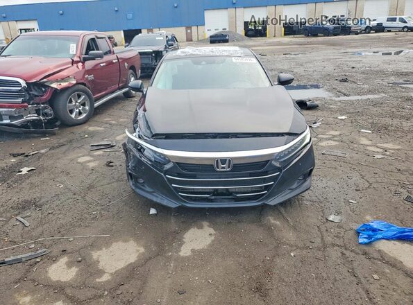 1HGCV1F52NA000589 2022 HONDA ACCORD Black Vista frontal