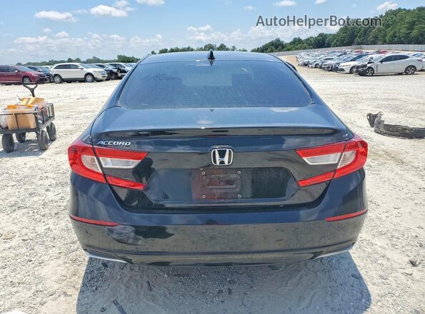 1HGCV1F53KA007501 2019 HONDA ACCORD Black Vista trasera