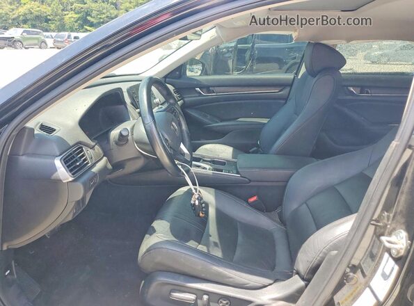 1HGCV1F53KA007501 2019 HONDA ACCORD Black Vista interior delantera