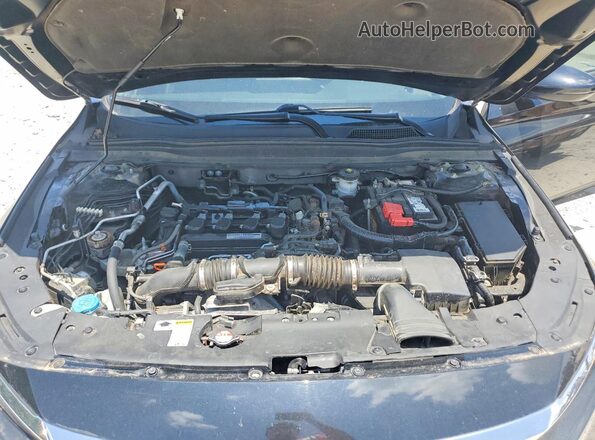 1HGCV1F53KA007501 2019 HONDA ACCORD Black Vista interior trasera