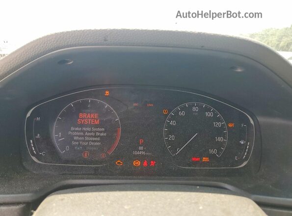 1HGCV1F53KA007501 2019 HONDA ACCORD Black Vista del cuadro de instrumentos