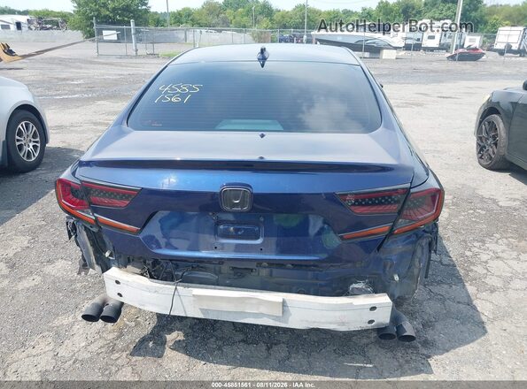 1HGCV1F53KA013105 2019 HONDA ACCORD Blue 