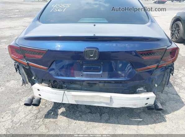 1HGCV1F53KA013105 2019 HONDA ACCORD Blue 
