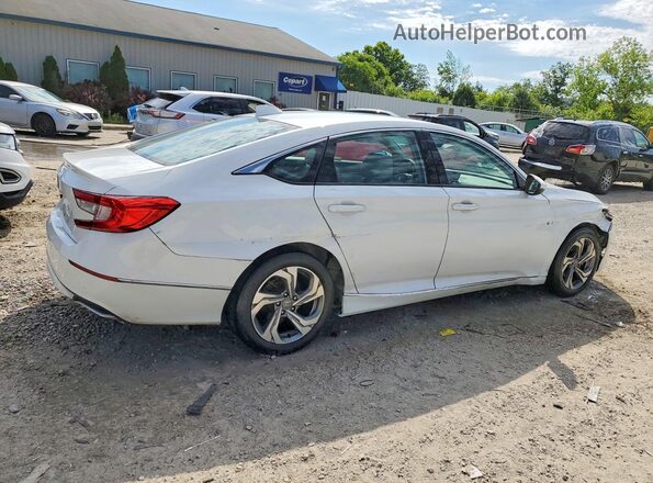 1HGCV1F53KA039798 2019 HONDA ACCORD White Rear right