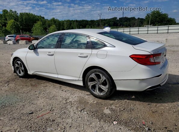 1HGCV1F53KA039798 2019 HONDA ACCORD White Rear left