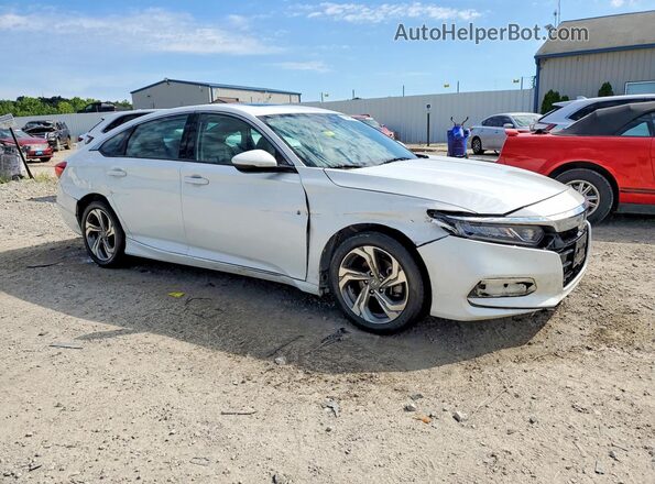 1HGCV1F53KA039798 2019 HONDA ACCORD White Front right