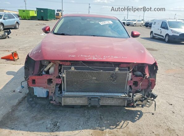 1HGCV1F53KA108814 2019 HONDA ACCORD Red Widok z przodu