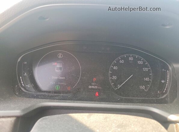 1HGCV1F53KA108814 2019 HONDA ACCORD Red Widok zestawu wskaźników