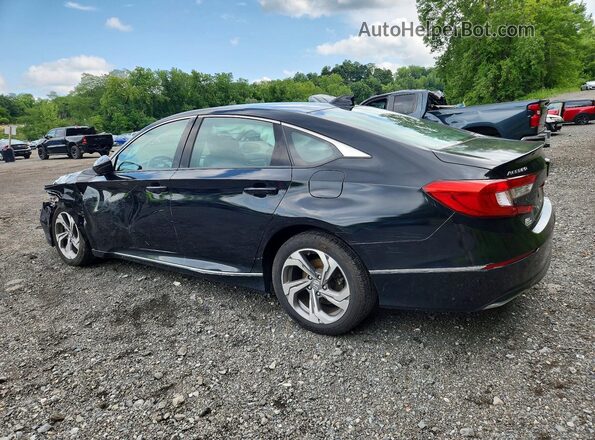 1HGCV1F53KA167863 2019 HONDA ACCORD Black Հետևի ձախ