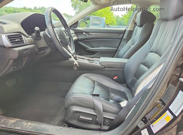 1HGCV1F53KA167863 2019 HONDA ACCORD Black Սալոնի դիմացի տեսք