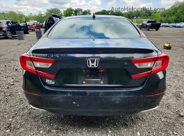 1HGCV1F53KA167863 2019 HONDA ACCORD Black Հետևի տեսք
