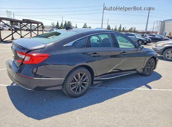 1HGCV1F53MA083948 2021 HONDA ACCORD Black Задня права чверть