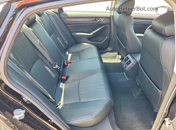 1HGCV1F53MA083948 2021 HONDA ACCORD Black Вид задніх сидінь