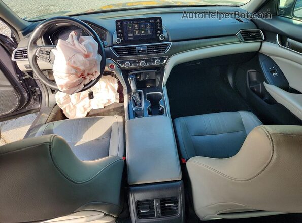 1HGCV1F54JA005058 2018 HONDA ACCORD Gray Vista del salpicadero