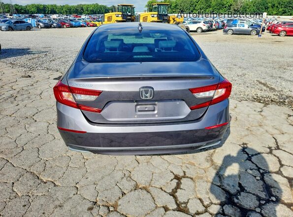 1HGCV1F54JA005058 2018 HONDA ACCORD Gray Vista trasera