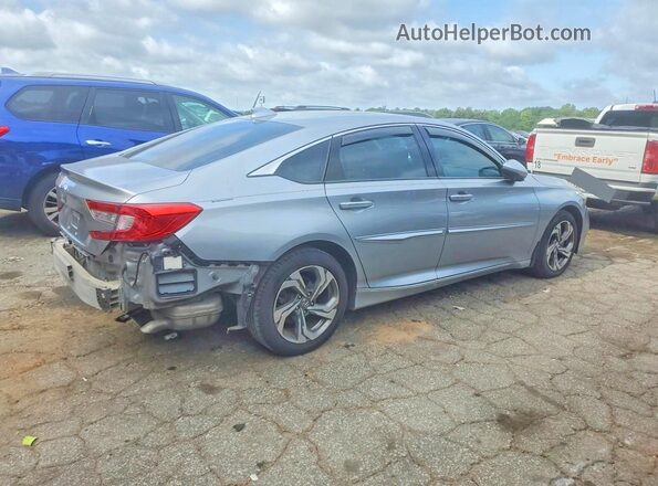 1HGCV1F54KA146231 2019 HONDA ACCORD Серебряный Задняя правая четверть
