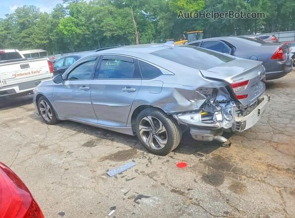 1HGCV1F54KA146231 2019 HONDA ACCORD Серебряный Задняя левая четверть