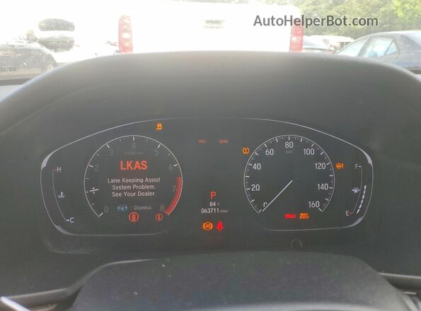 1HGCV1F54KA146231 2019 HONDA ACCORD Серебряный Вид щитка приборов
