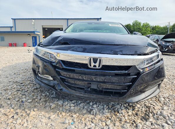 1HGCV1F54LA046843 2020 HONDA ACCORD Black Вид спереду