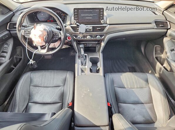 1HGCV1F54LA046843 2020 HONDA ACCORD Black Вид панелі приладів