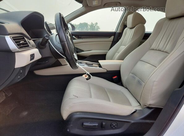 1HGCV1F54MA028327 2021 HONDA ACCORD White წინა სალონის ხედი