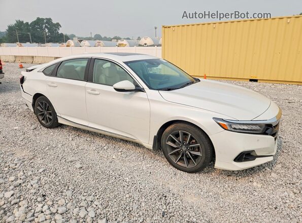 1HGCV1F54MA028327 2021 HONDA ACCORD White წინა მარჯვენა