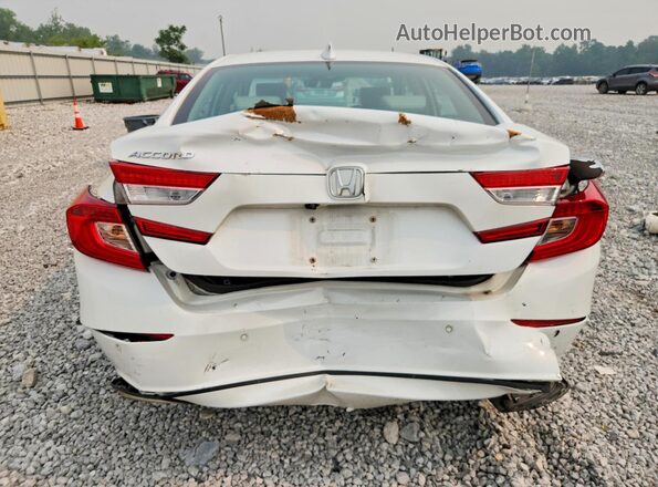 1HGCV1F54MA028327 2021 HONDA ACCORD White უკანა ხედი