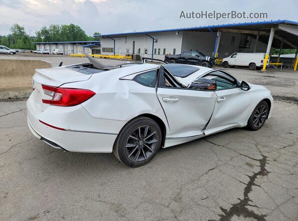 1HGCV1F54MA119663 2021 HONDA ACCORD White უკანა მარჯვენა